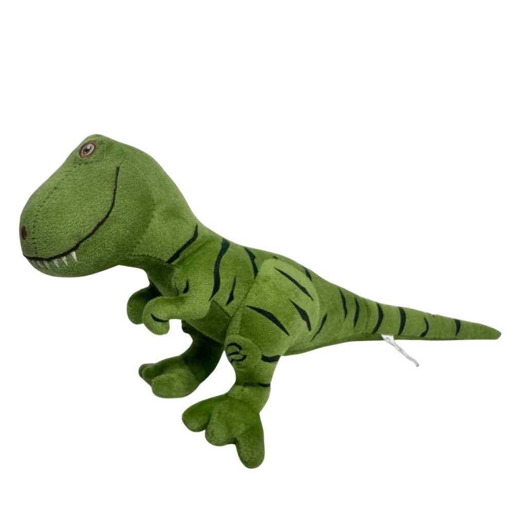 Rex‎ Green Plush Dinosaur Stuffed Animal Toy Embroidered Baby Nursery T-Rex Cute - Picture 2 of 4